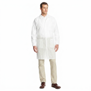 Disposable Lab Coat (Press Stud or Velcro)