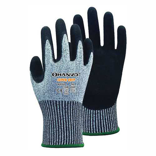 Hanvo Super Grip Cut Level 5 Nitrile NX352