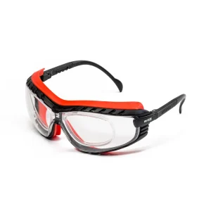 Dromex Spoggle Clear Safety Eyewear (DV-326B-C-AF)